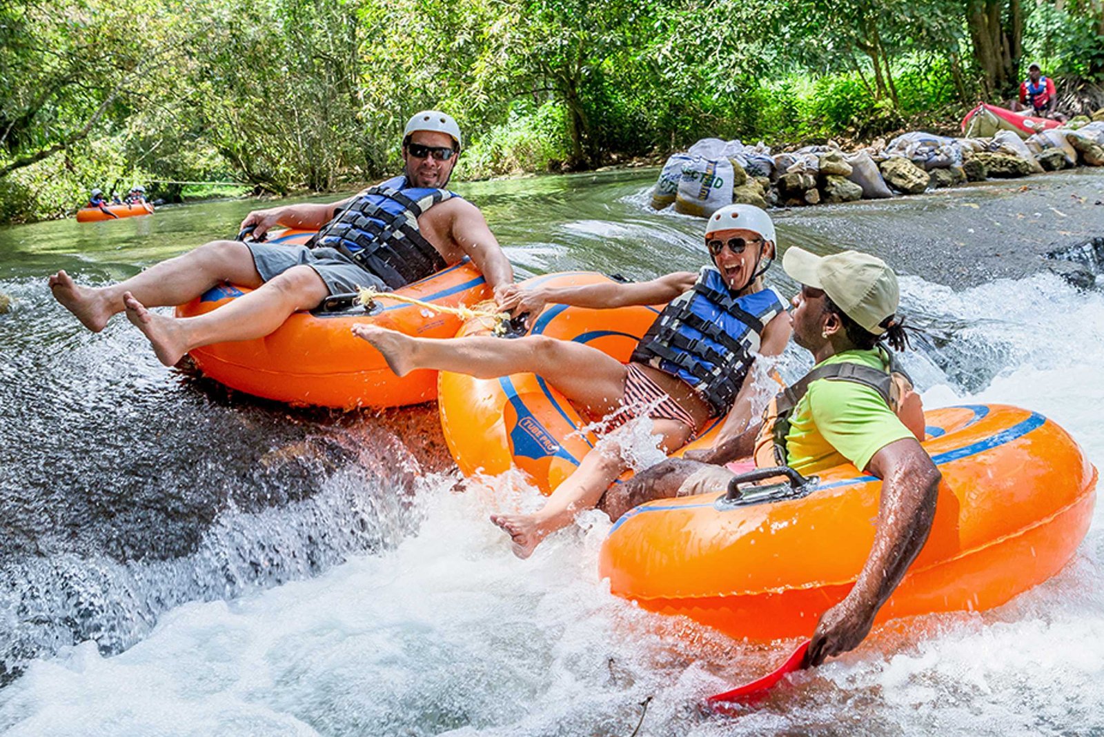 Ocean Tubing With Boat